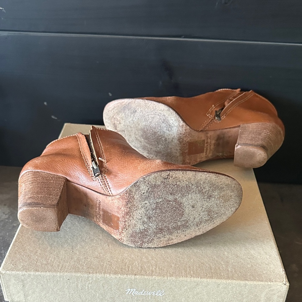 Madewell Women's English Saddle Ankle Boots - Picture 4 of 5
